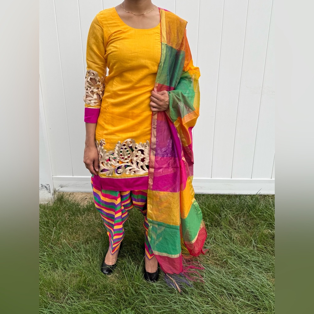 Colorful Punjabi Salwar Kameez